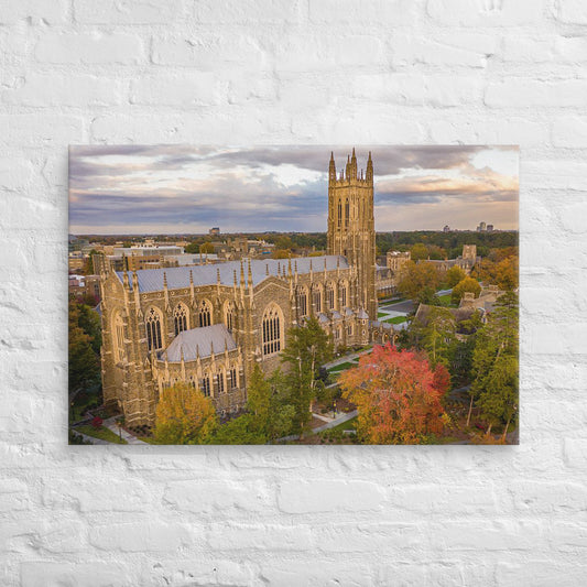 Duke Blue Devils - Duke University Aerial Campus Canvas