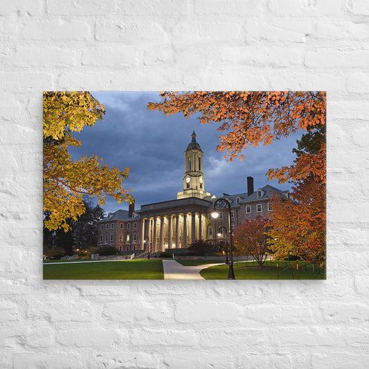 Penn State Nittany Lions - Penn State University Dusk Fall Campus Canvas