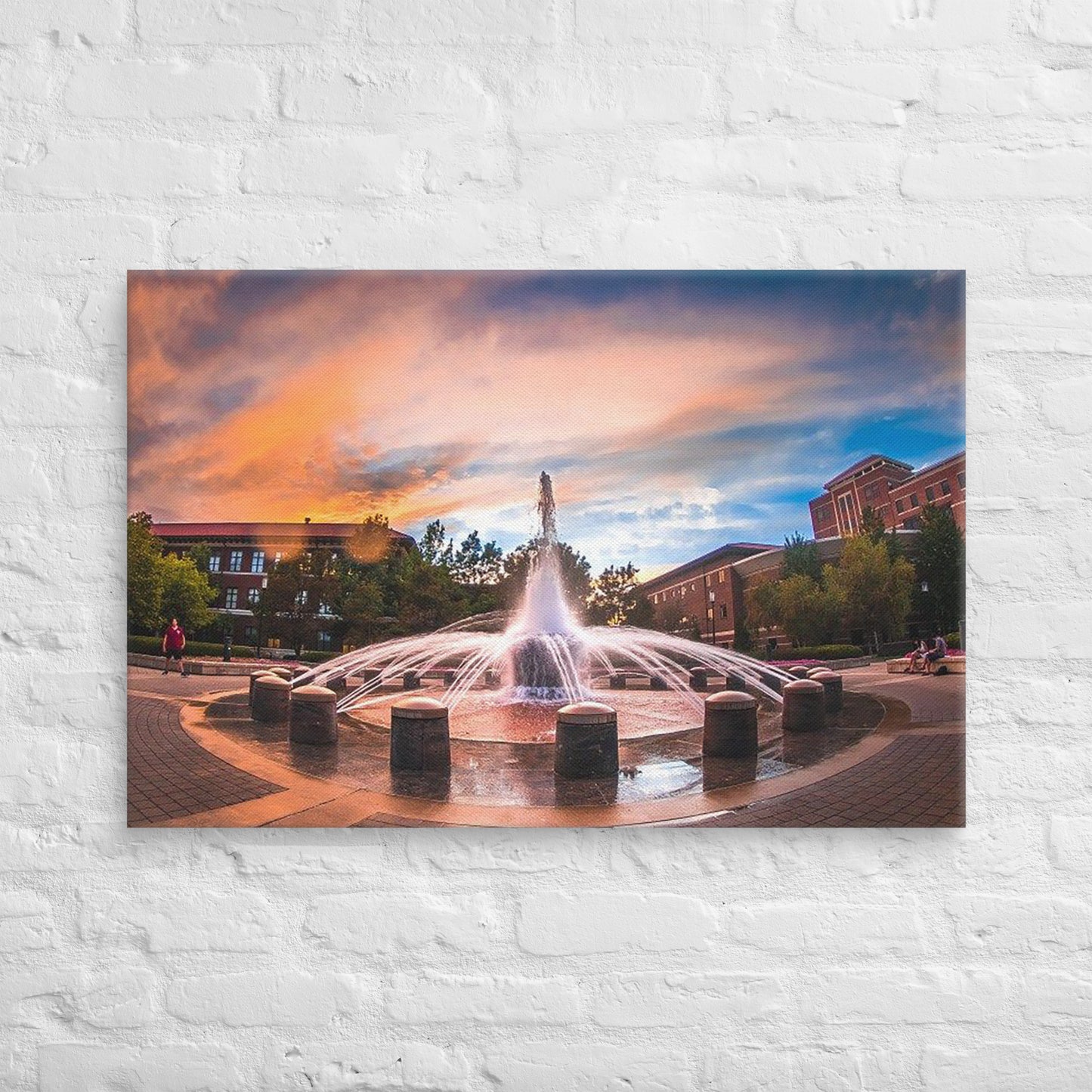 Purdue Boilermakers - Purdue University Sunset Campus Canvas