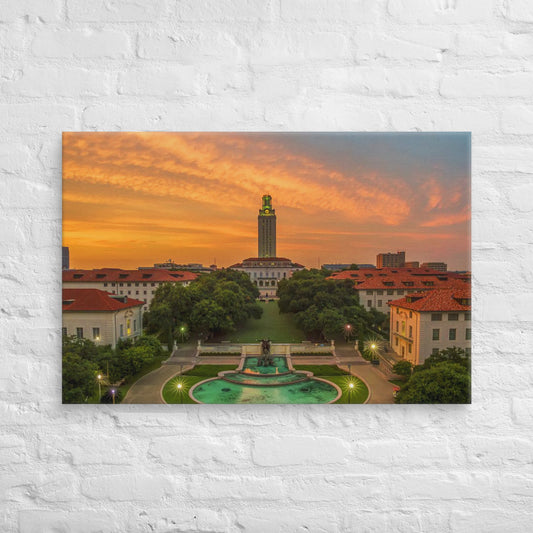 Texas Longhorns - University of Texas Sunset Campus Canvas