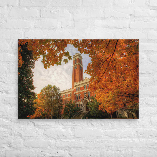 Vanderbilt Commodores - Vanderbilt University Daylight Fall Campus Canvas